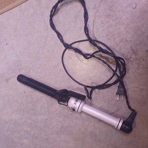 Hot Shot Tools Black and White Curling Iron